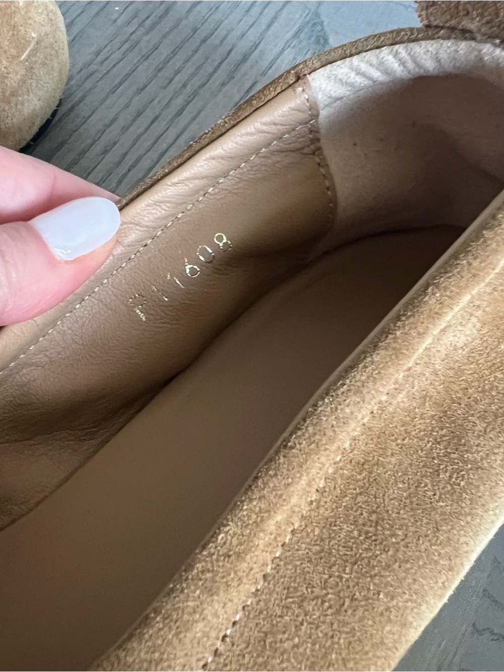 ALOHAS Rosalind Suede Ballet Flats in Suede Tan NWOB - Picture 6 of 8